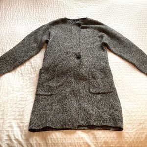 Wool cardigan (grey)